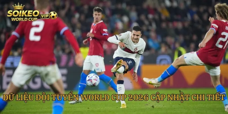 Dữ liệu đội tuyển World Cup 2026 cập nhật chi tiết