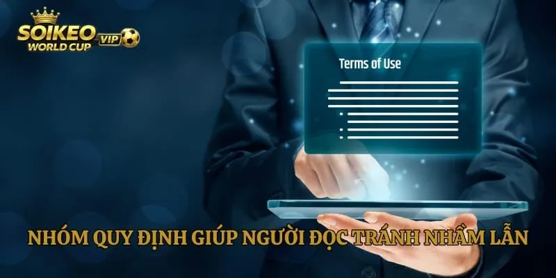 Nhóm quy định giúp người đọc tránh nhầm lẫn