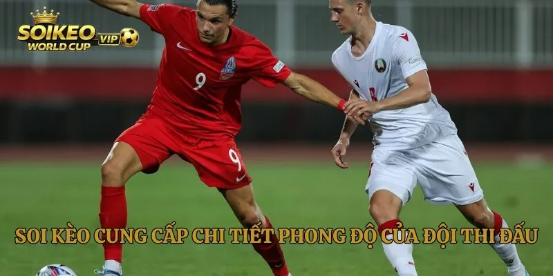 Soi Kèo World Cup 2026 cung cấp chi tiết phong độ của đội thi đấu