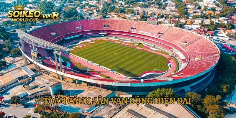 Toàn cảnh sân vận động hiện đại chuẩn bị cho World Cup 2026
